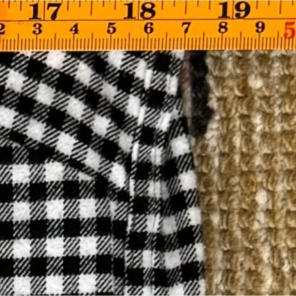 J. Crew Mercantile Long Sleeve Gingham Half Zip Double Pocket Collared Shirt. XS - Picture 6 of 10